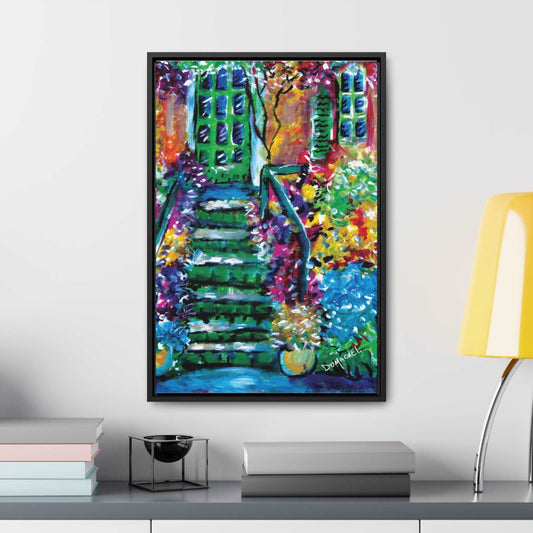 The House - Canvas Wraps | Vertical Frame