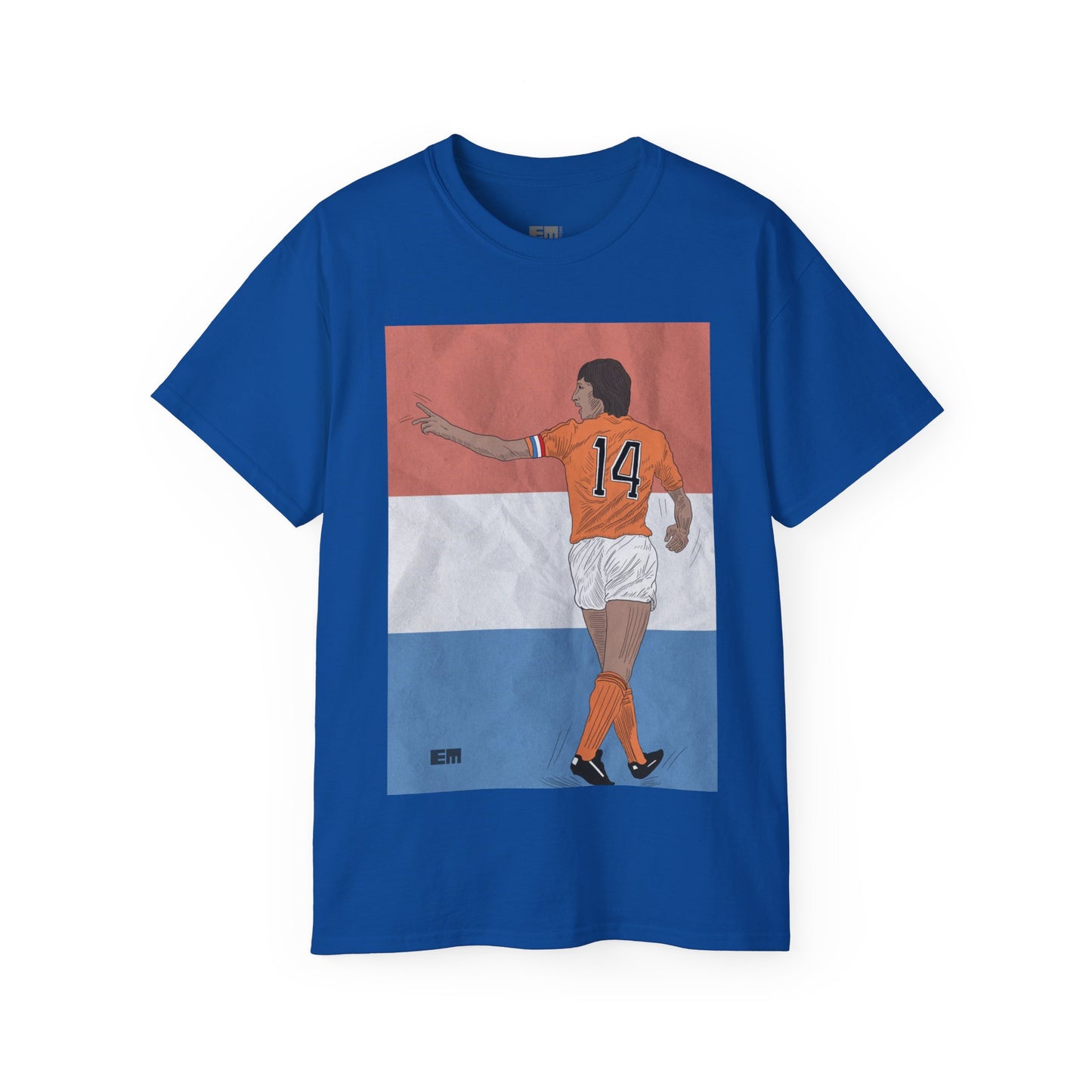 T-shirt Cruyff playing soccer
