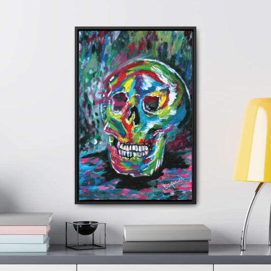 The Skull - Canvas Wraps | Vertical Frame