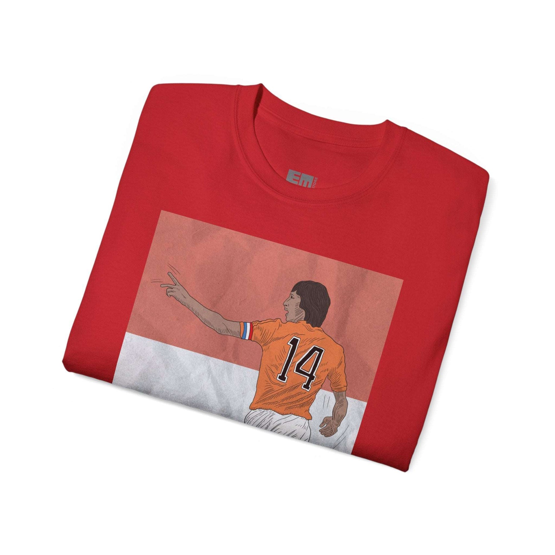 T-shirt Cruyff playing soccer
